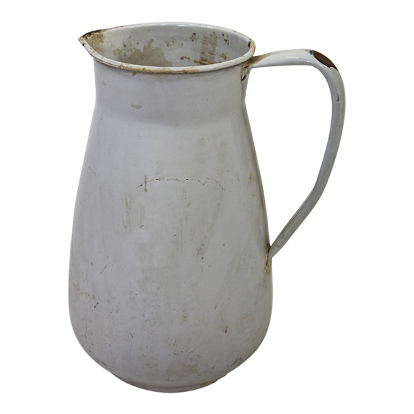 Jug Tin White
