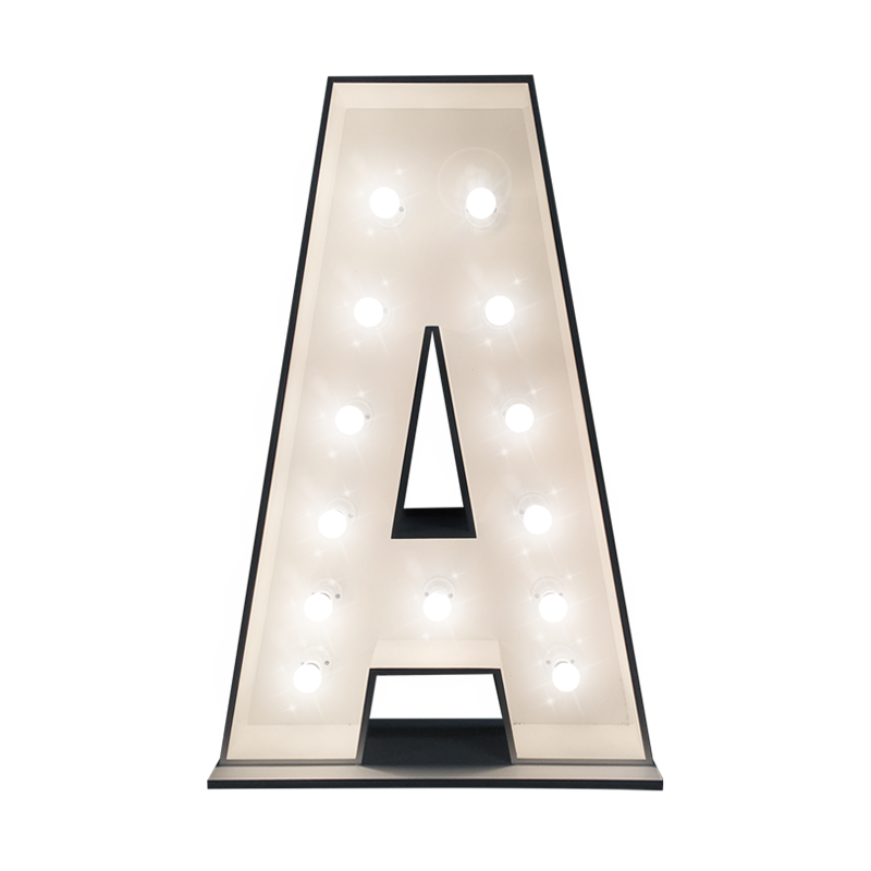 Lighting Marquee Letter Illuminated A