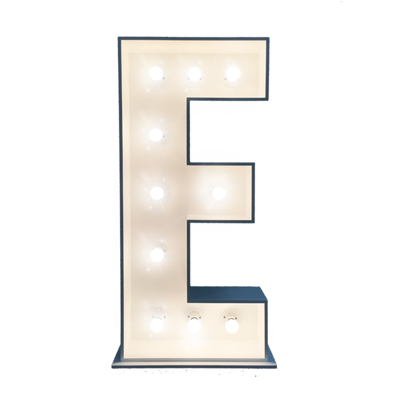 Lighting Marquee Letter Illuminated E