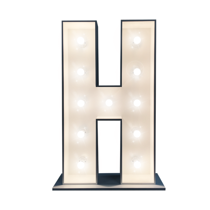 Lighting Marquee Letter Illuminated H