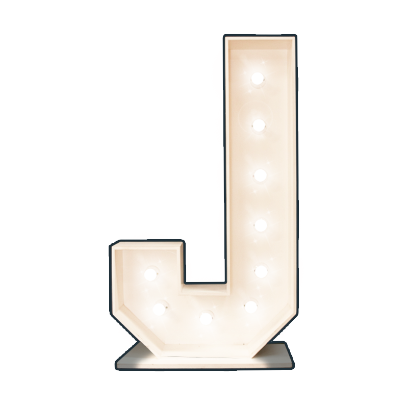 Lighting Marquee Letter Illuminated J