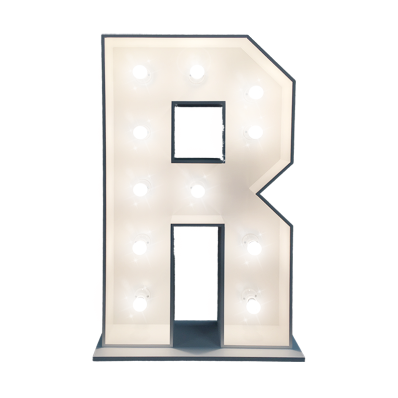 Lighting Marquee Letter Illuminated R