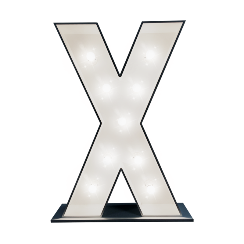 Lighting Marquee Letter Illuminated X