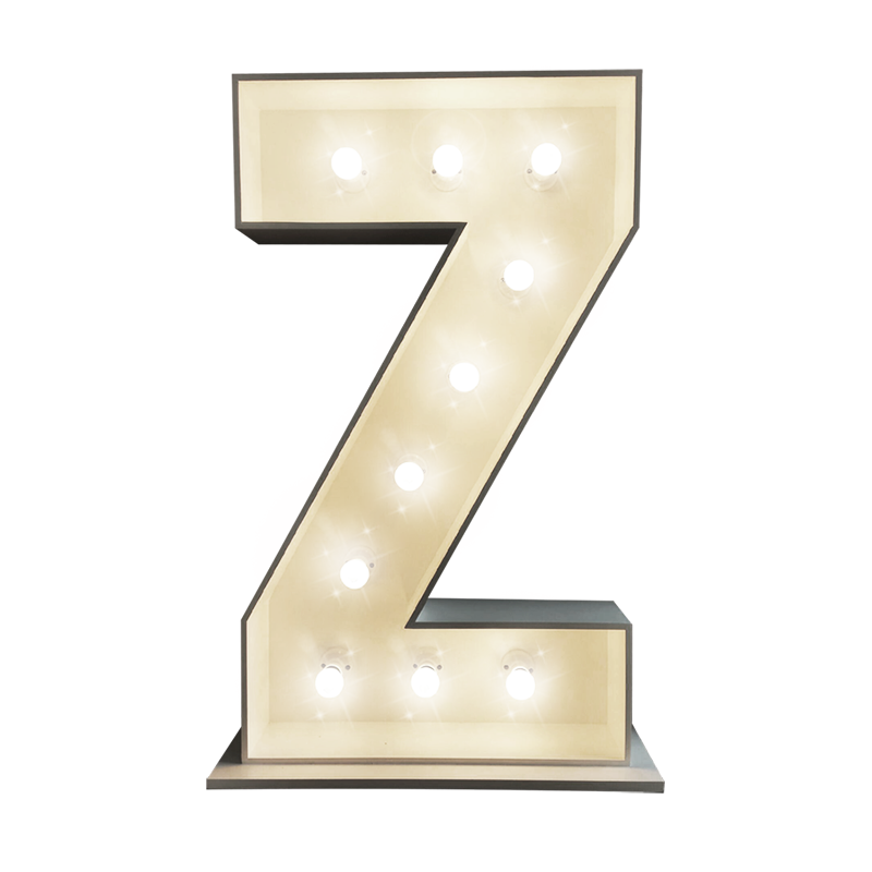 Lighting Marquee Letter Illuminated Z