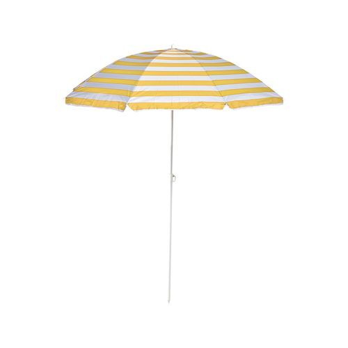 Umbrella Beach Yellow Stripe