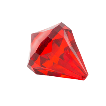 Faux Diamond Red