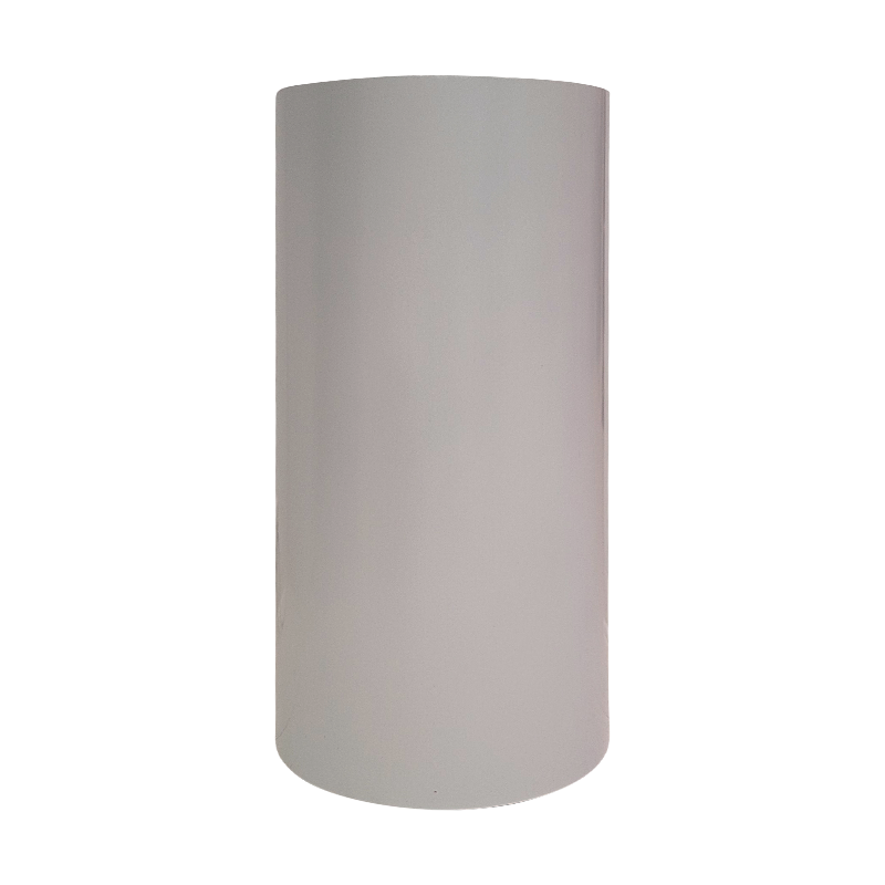 Plinth Round Metal Off-White