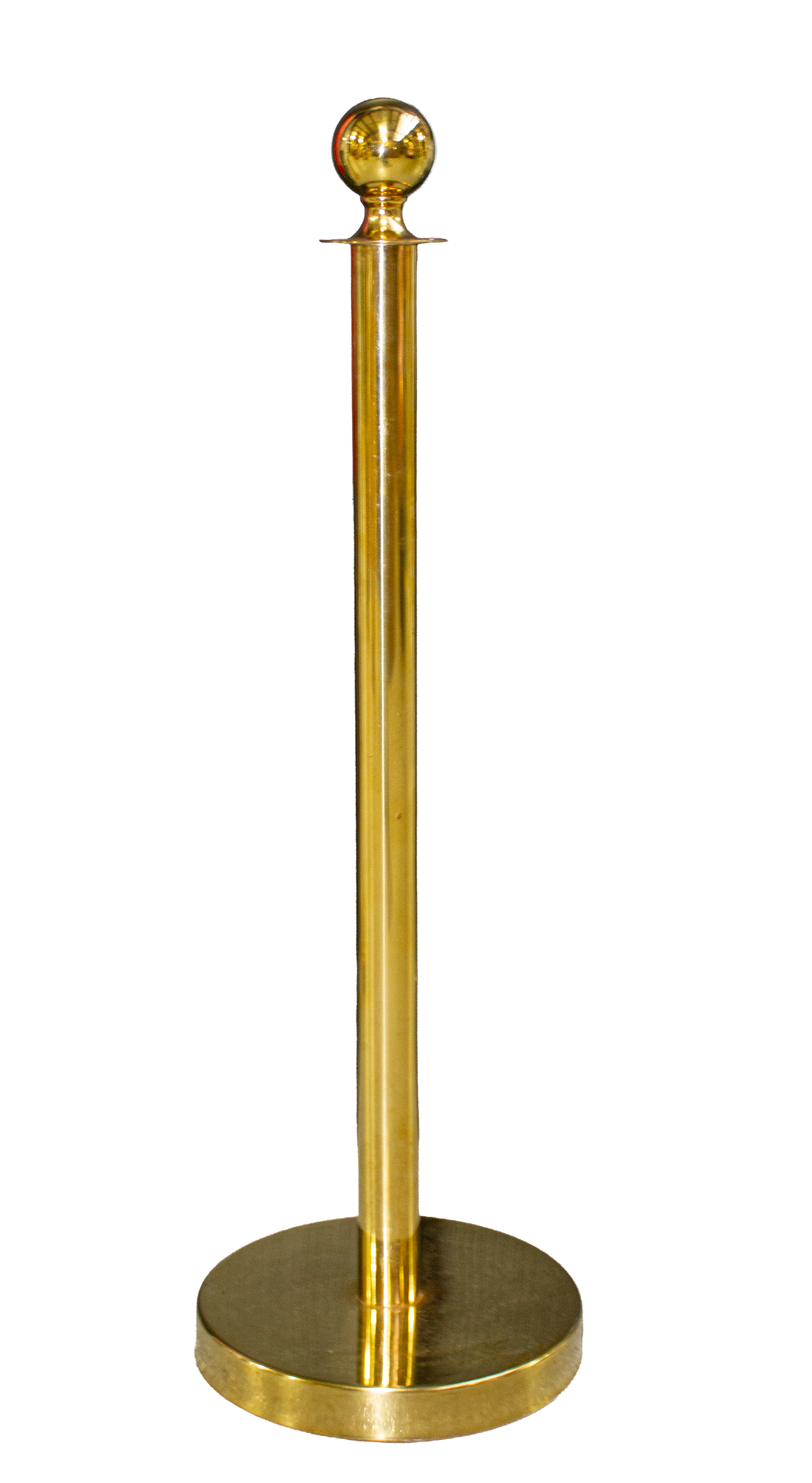 Bollard Brass Ball top with thick base