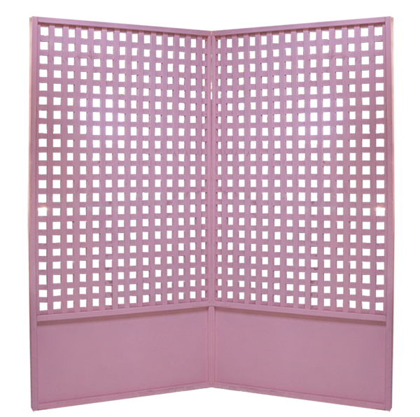 Screen Lattice Folding Pink