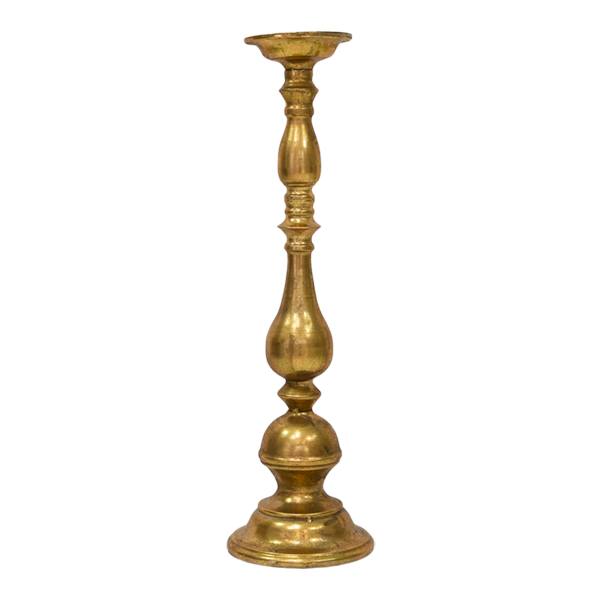 Candle Stick Metal Gold