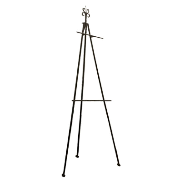 Easel Wrought Iron Black