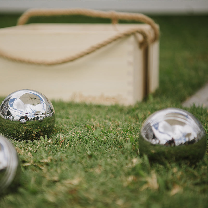 Boules Set Metal Silver