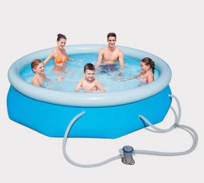 Inflatable Swimming Pool Blue PVC Blue
