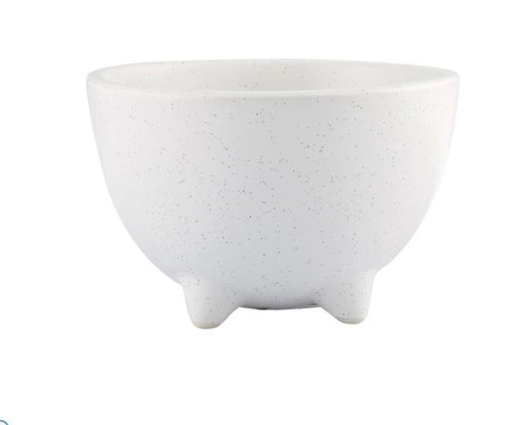 Planter Ceramic Footed White