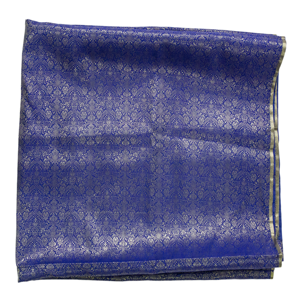 Linen Overlay Purple & Gold Detailing