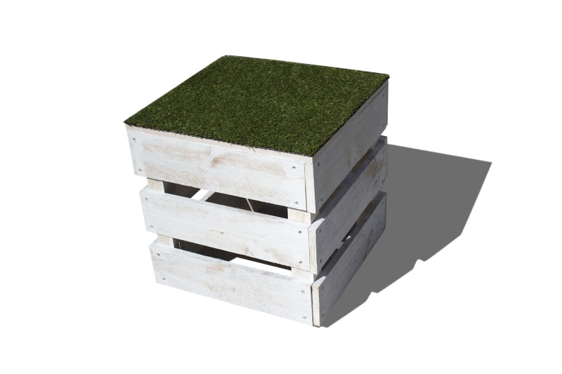 Stool Pallet Crate Astro Topper White Wash