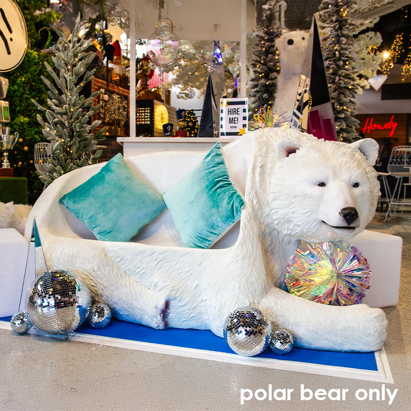 Polar Bear Seat Fibreglass White