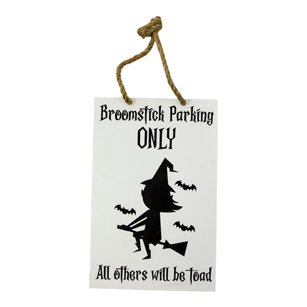Sign Broomstick Parking