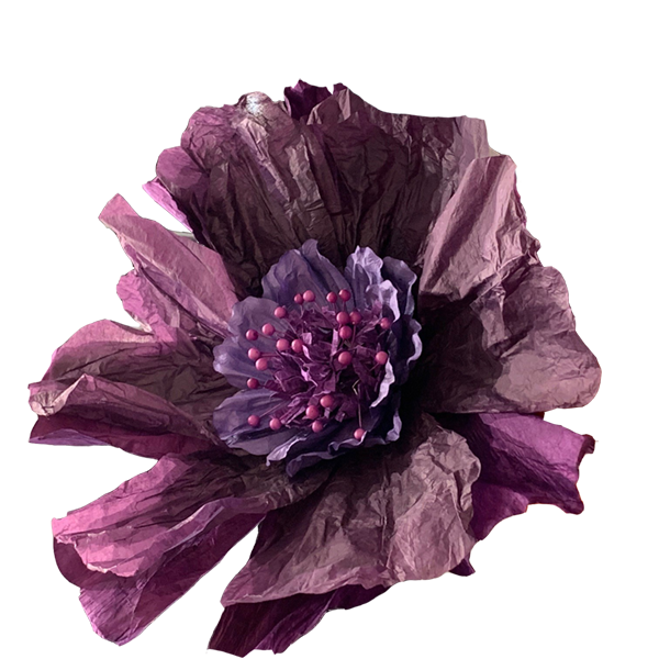 Flower Paper Purple