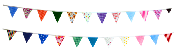 Bunting Triangle Cotton Assorted Patterns & Colours