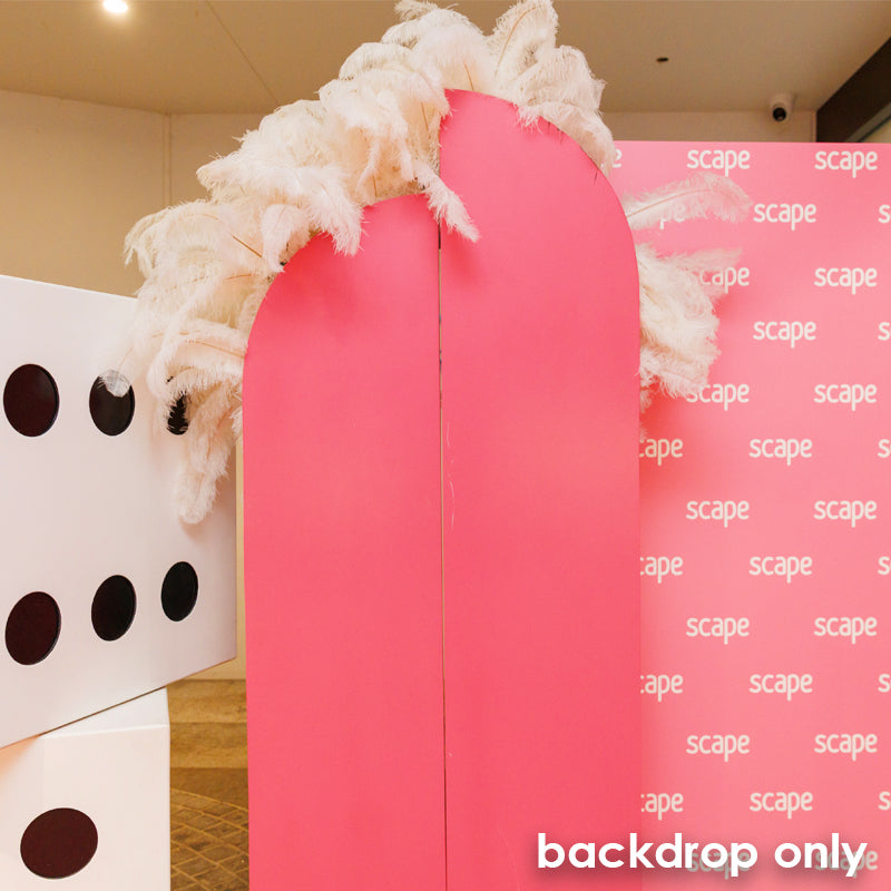Backdrop Arch Dark Pink