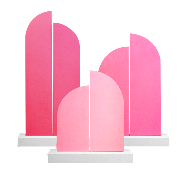 Backdrop Arch Pink Trio