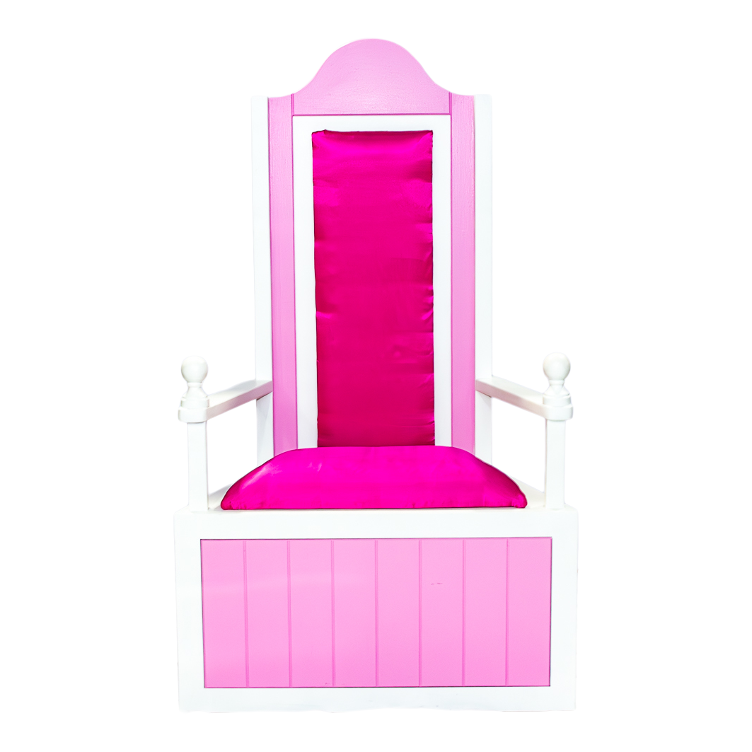Throne Edward Timber Pink & White