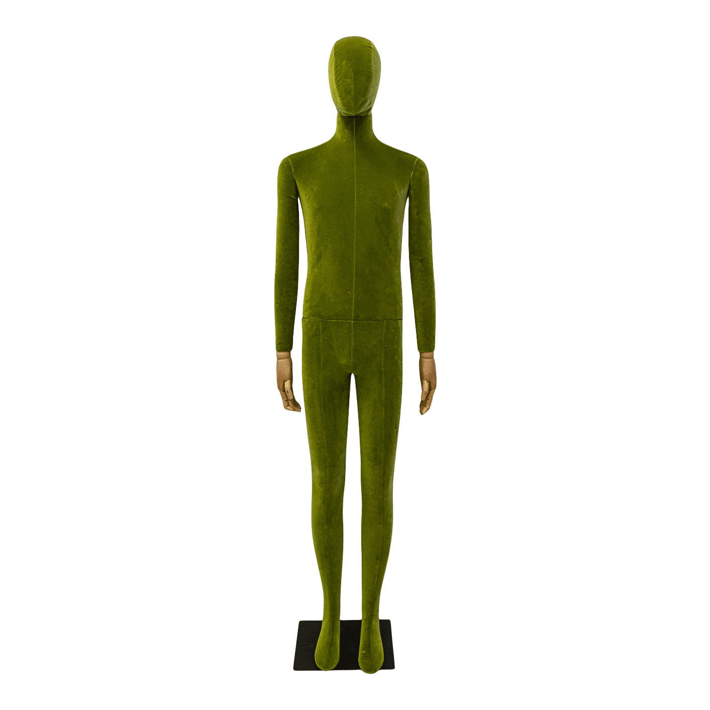 Mannequin Male Velvet Light Green