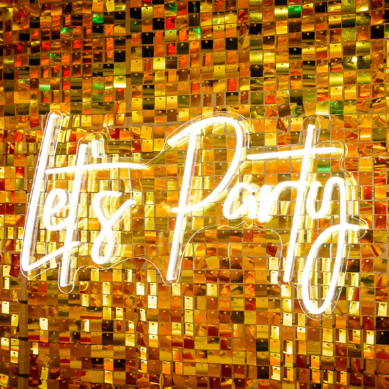 LED NEON SIGN Lets Party