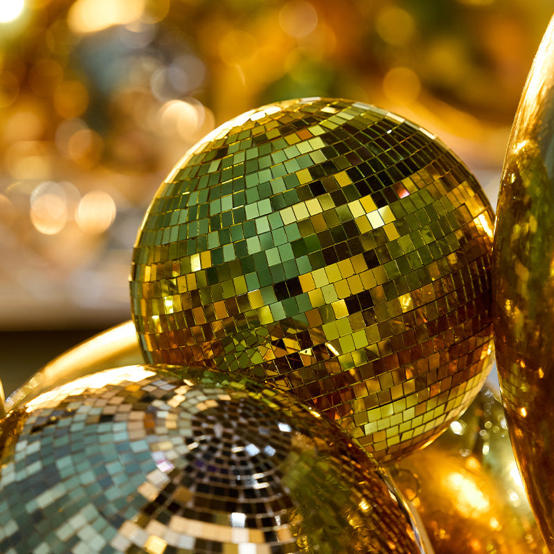 Mirror Ball  GOLD 30cm