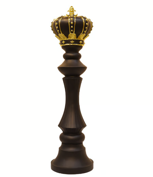 Chess King Black and Gold