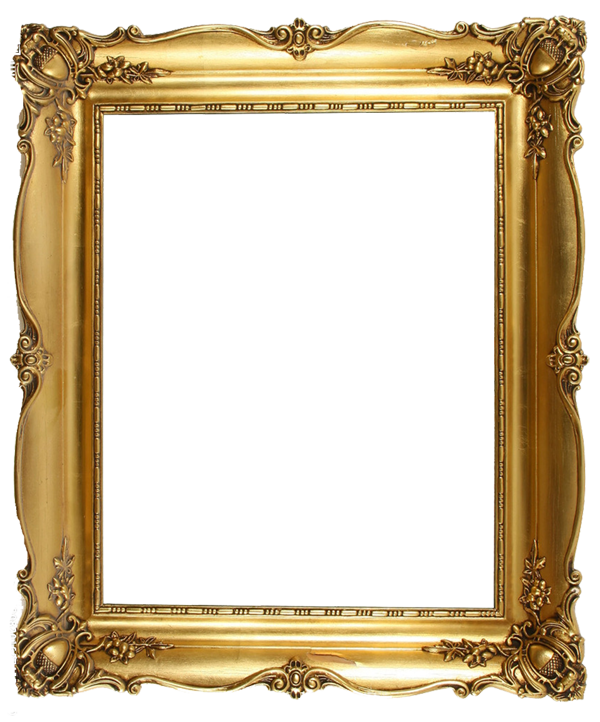 Frame Wood Ornate Gold