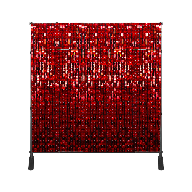 Shimmer Wall Red