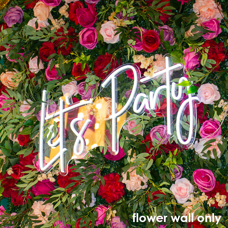 Rose Flower Wall