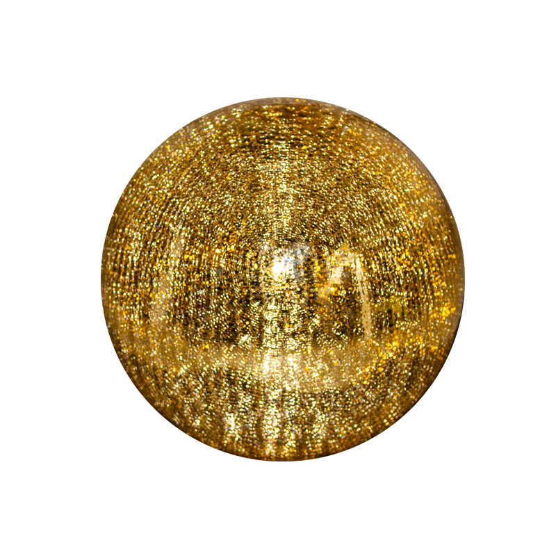 Glass Light Orb Gold Exrta Large