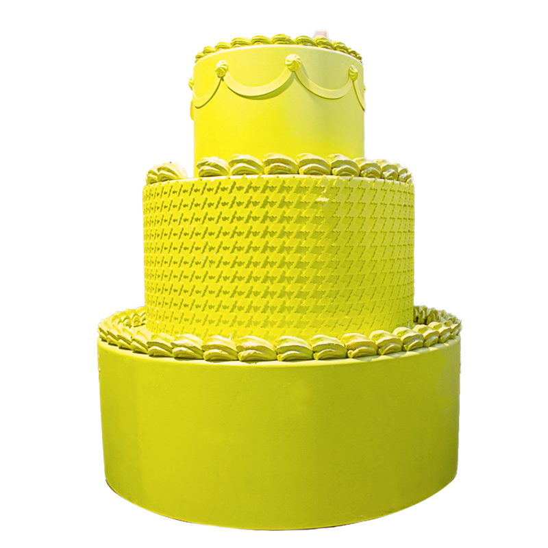 Oversized Cake Yellow