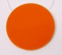 Acrylic Circle Orange