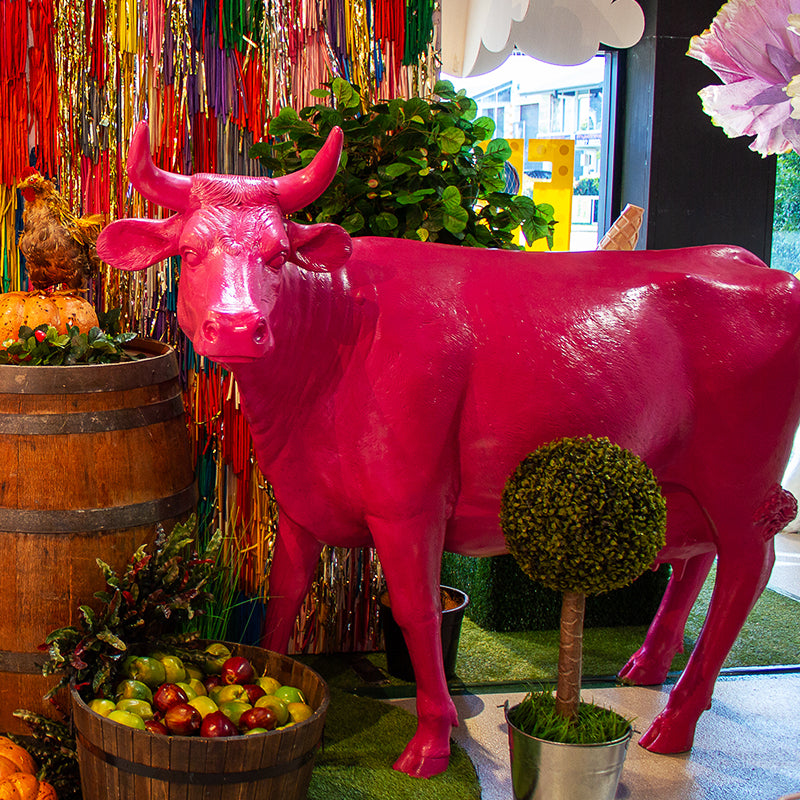 Cow Fibreglass Pink