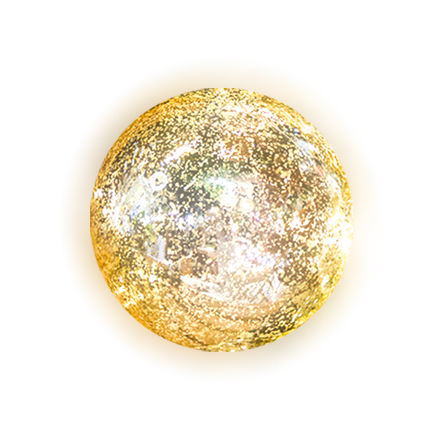 Light Orb Gold Medium
