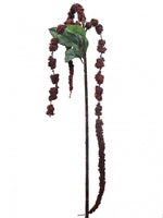 Floral Long Tail Berry Red