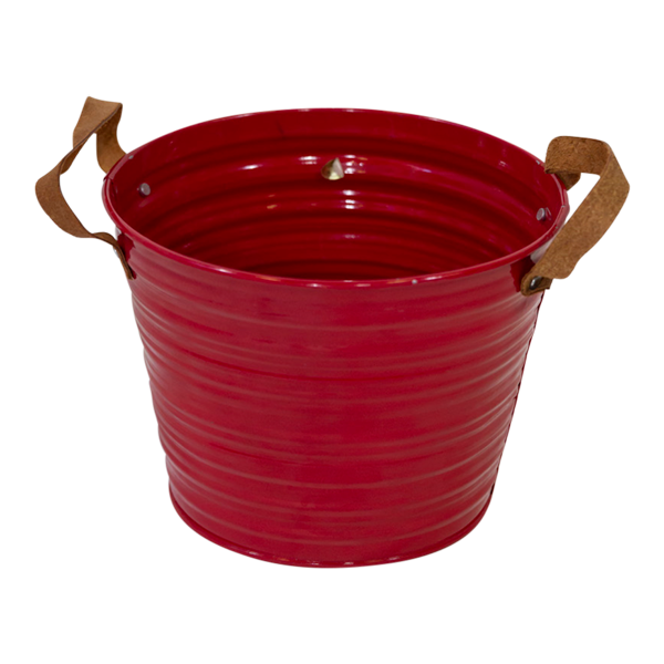 Bucket Tin Red