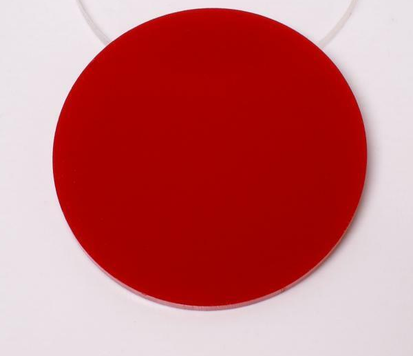 Acrylic Disc Red