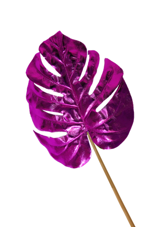 Foliage Philo Leaf Metallic Purple