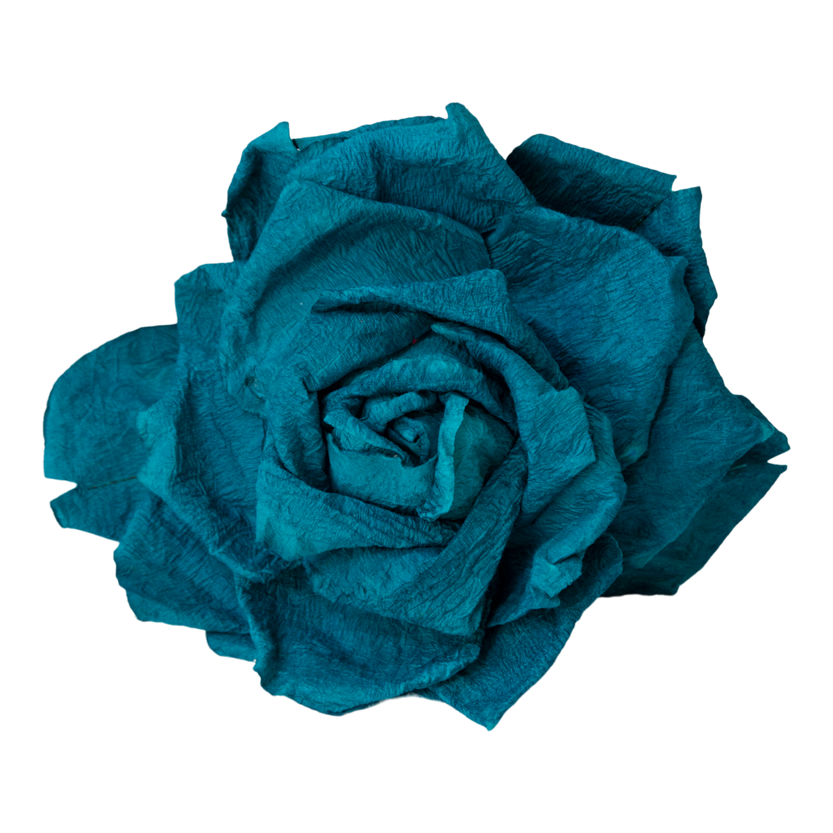 Floral Paper Roses Oversized Blue