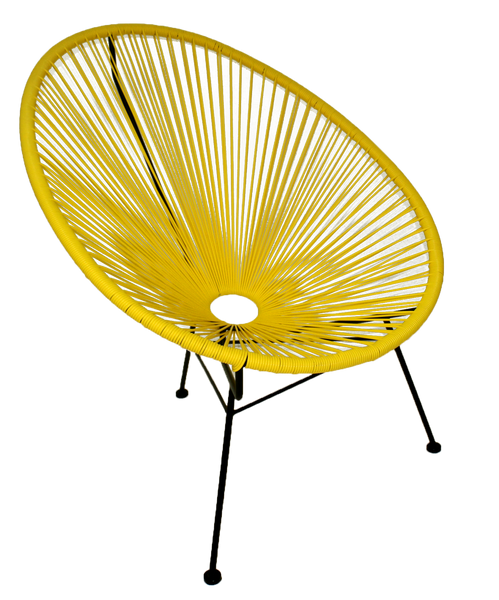 Yellow acapulco chair deals
