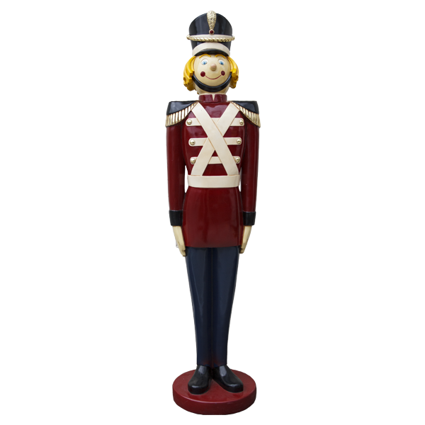 Soldier polyresin Red & blue