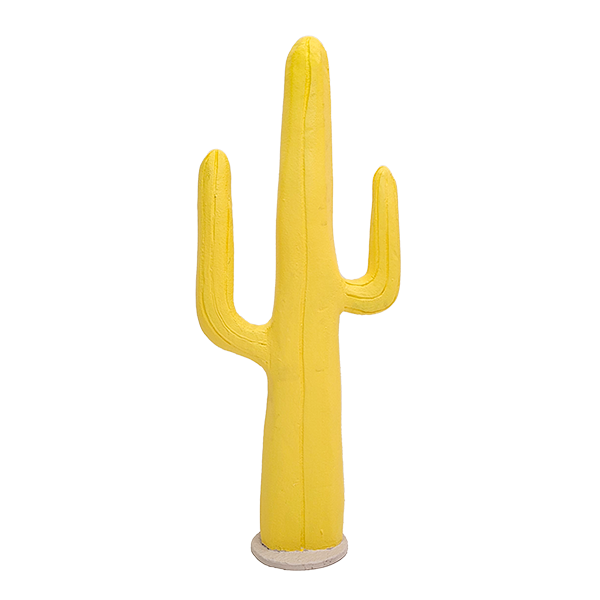 Cactus Hard Coated Polystyrene Yellow