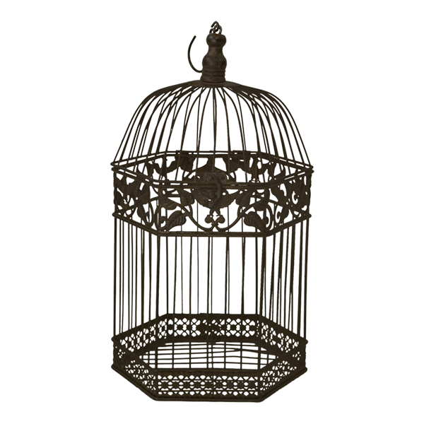 Birdcage Hexagonal Bronze