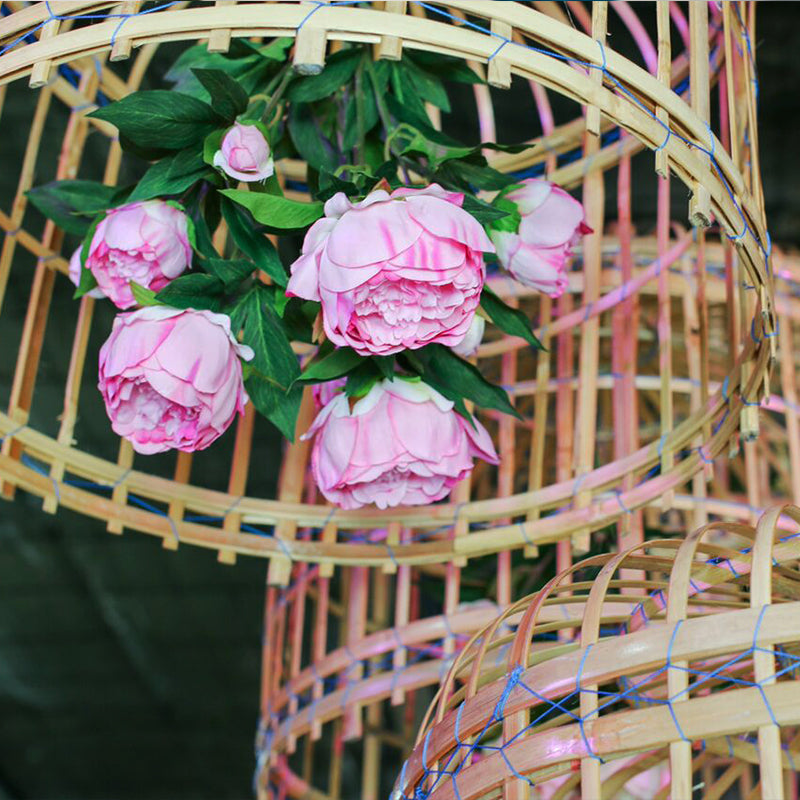 Chandelier Basket Bamboo Natural