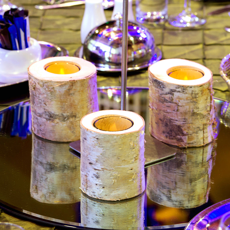 Candle Holder Tealight Birch